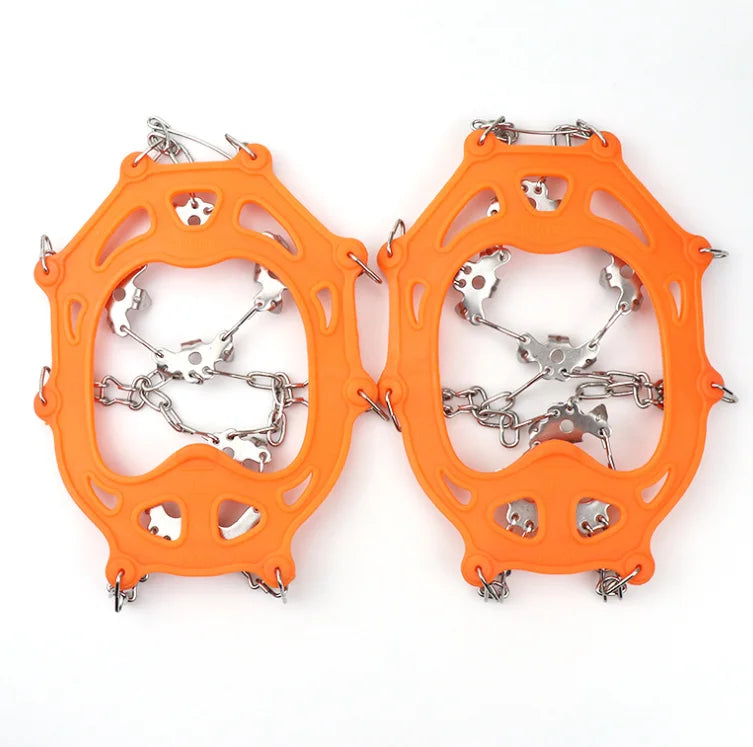 19 Teeth Ice Snow Crampons  304 Stainless Steel Outdoor Anti-skid Functional Shoes