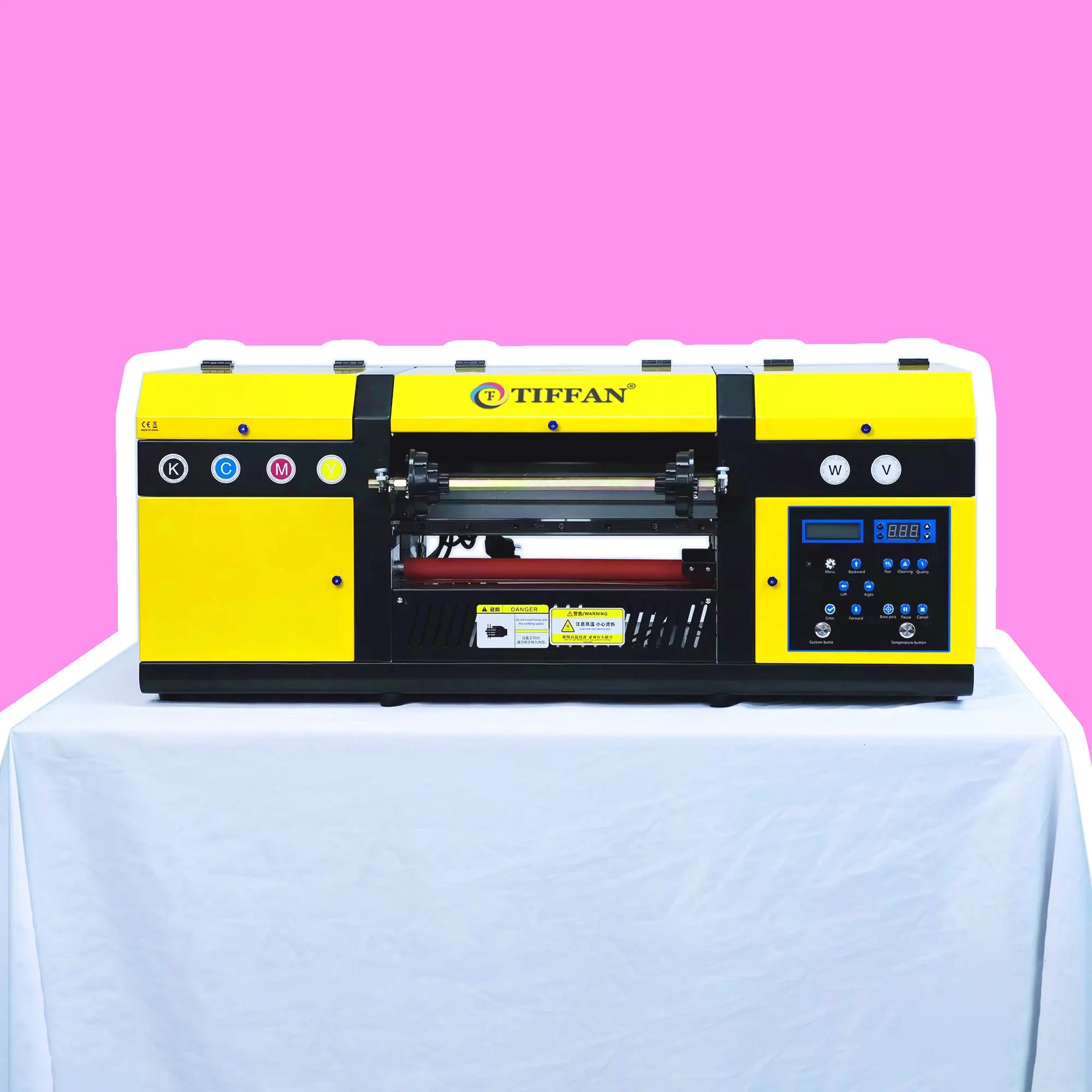 TIFFAN A3 UV DTF Printer UV Sticker Printer PET Film Transfer Printing Machine Golden Foil Film Sticker for Glass Wood Leather