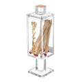 Hanukkah Jewish Acrylic Matches Box Holder Shabbat Shabbos Sabbath Waterdale Collection Chanukah Judaica Lucite Match Holder Jar