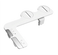 Non-Electric Bidet Attachment for Toilet Self Cleaning Dual Retractable Nozzles Bathroom Floor Mounted with Women's Care