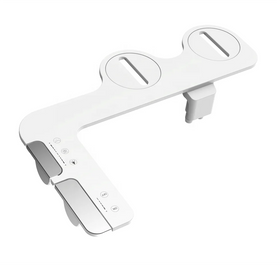 Non-Electric Bidet Attachment for Toilet Self Cleaning Dual Retractable Nozzles Bathroom Floor Mounted with Women's Care