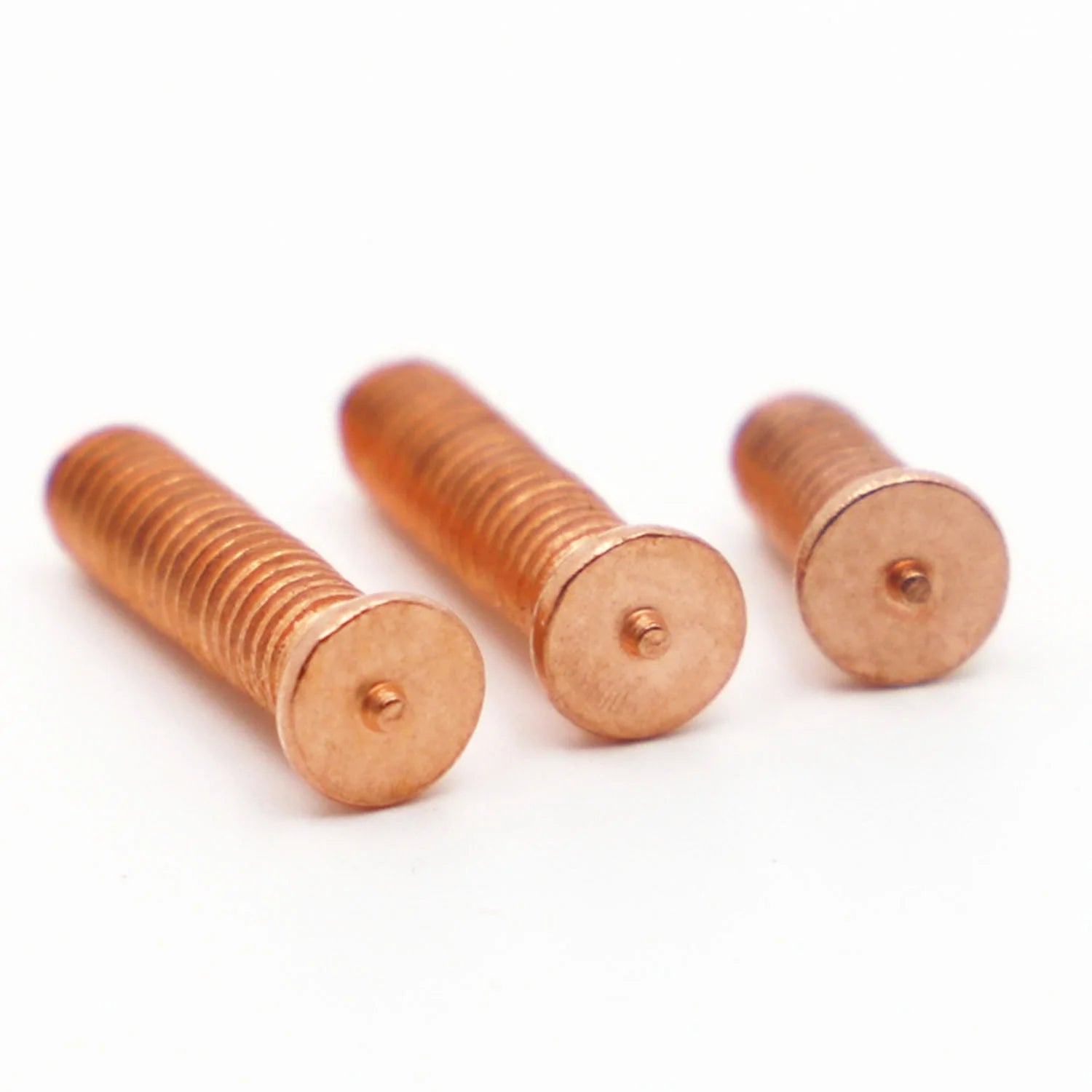M3 M4 M5 M6 M8 M10 Carbon Steel Brass Copper Plated Weld Screw with Stud Spot Point Soldering Nail Bolt for Metric System