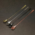 Smart Barware Long Tear Shape Cocktail Bar Mixing Stirrer Spoon 304 Stainless Steel Durable Metal Bartender Tool