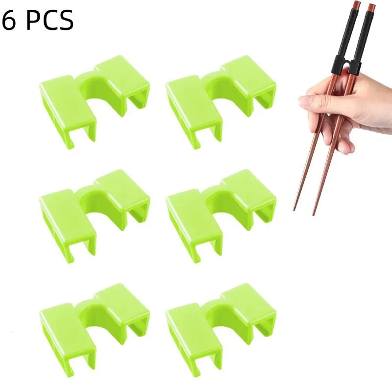 Plastic Chopsticks Helpers for Kids - Food Grade Reusable Training Chopsticks