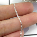 Factory Direct 925 Sterling Silver Diamond Cut Chains for DIY Jewelry Making Findings