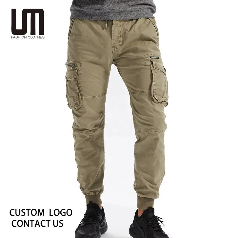 Clearance Sales Hot Selling Products Casual Men Clothes Cotton Joggers Cargo Trousers Plus Size Cargo Pants