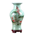 Chinese Elegant Porcelain Flower Ceramic Antique Tall for Home Decor Ceramic Vase for Living Room Decor