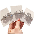 MIO Pretty Diamond Silver Gold Color Starfish Stars Shape Hairpins Rhinestones Hair Clips Crystal Luxury Hair Pins