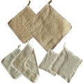 Promotional Customized Exfoliating Skin Scrub Towel Eco Natural Hemp Wash Cloth Bath Shower Scrubber for Face Body