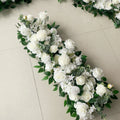 Customized White Artificial Runner Flowers Wedding Table Centerpieces for Decoration