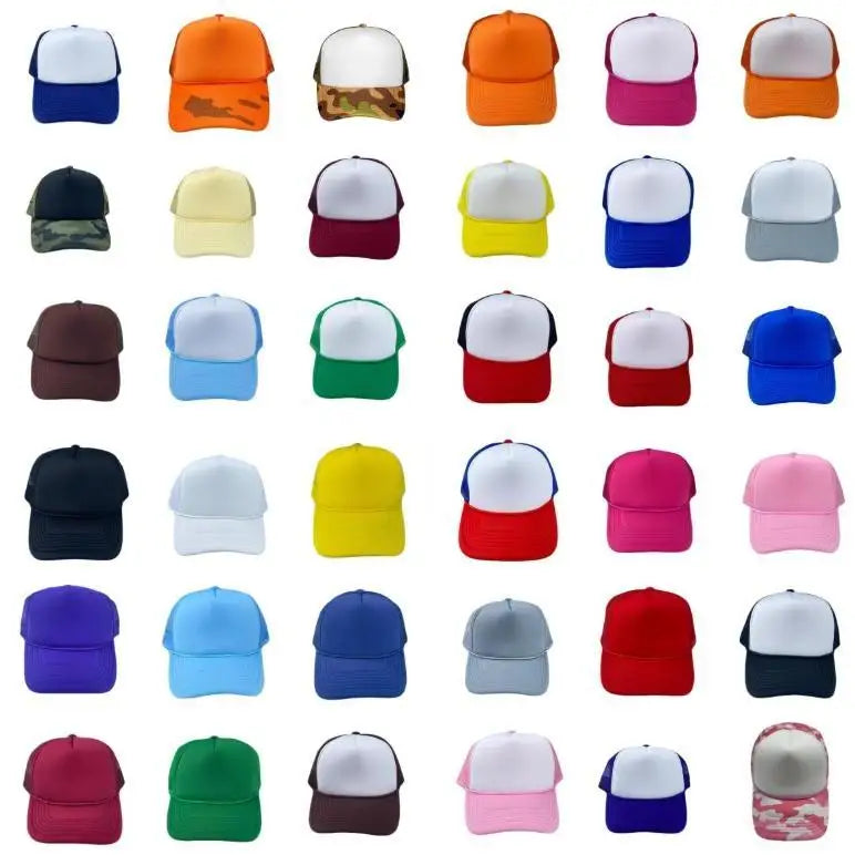 New Product Fashion Custom Mesh Running 3D Embroidery Cap Black Sport Trucker Patchwork Premium Foam Unisex Performance Cycling