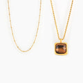 Fashionable Stainless Steel Women's Pendant Necklace Trendy Butterfly Shape Stylish Collarbone Chains Buddhism-Inspired Design