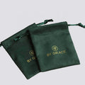 Handheld Velvet Cloth Storage Bag Cosmetic Organizer Bags Gift Jewelry Pouch  Suede Packaging Pouches