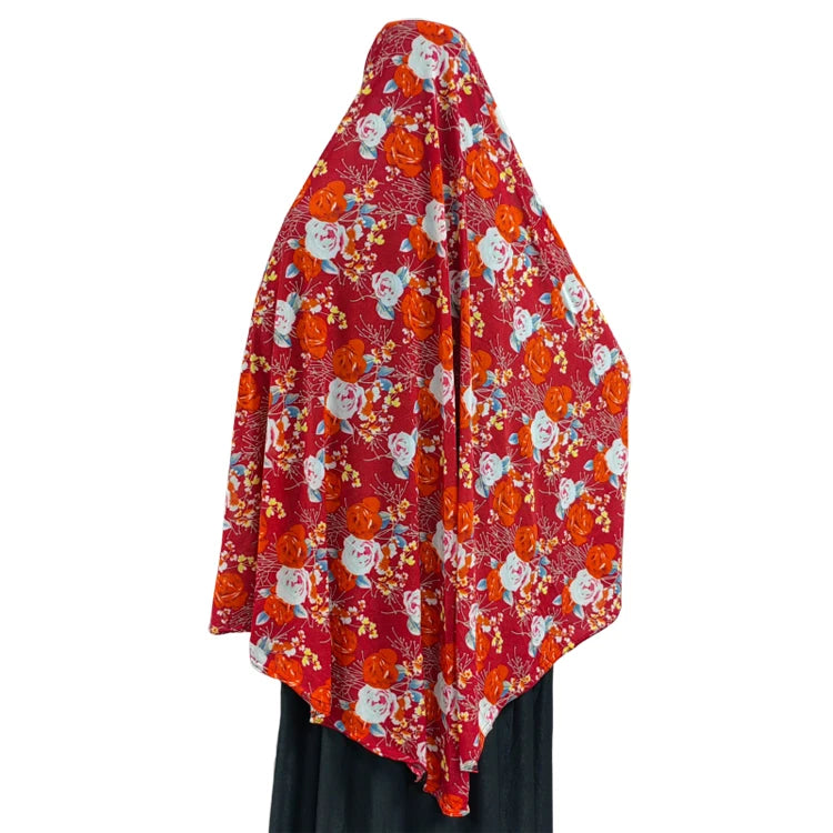 Khimar Hijab Muslim Women Long Scarf Overhead Hijabs Islamic Prayer Clothes Arab Ramadan Chest Cover Shawl Wraps Cap