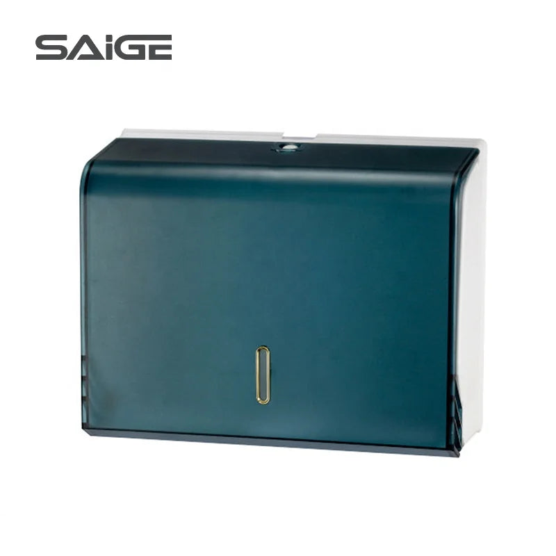 Wall Mounted Plastic Tissue Box Toilet Paper Holder Paper Towel Dispenser