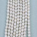 ZHUJI Wholesale 8-9mm Rice Pearl Necklace Shape Natural Freshwater Pearl Strands