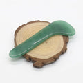 HZ Different Custom Facial Body Face Neck Forehead Scraping Massage Tool Green Aventurine Jade Gua Sha Plate Guasha Board