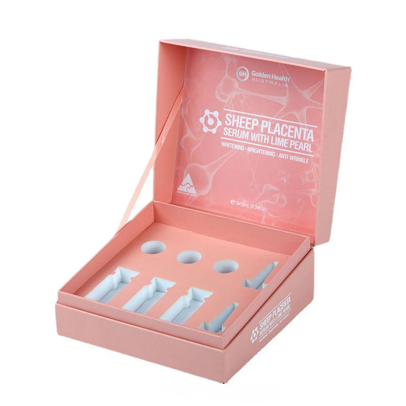 OMET Custom 50ml Attar Bottle Packaging Skin & Beauty Care Packaging Cosmetic Makeup Serum Recycled Materials Paper Boxes