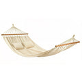 Luxury Modern Double Hammock with Wooden Spreader Bars & Pillows Eco-Friendly Portable Outdoor/Indoor Hanging Swing MegaBDM