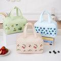 Portable Lunch Cooler Bag New Style Insulated Polyester Bag with Front Pocket for Outdoor Food Storage for Kids and Adults