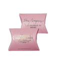 Custom Pillow Shape Jewelry Box Packaging Earring Necklace Jewelry Ring Paper Box with logo