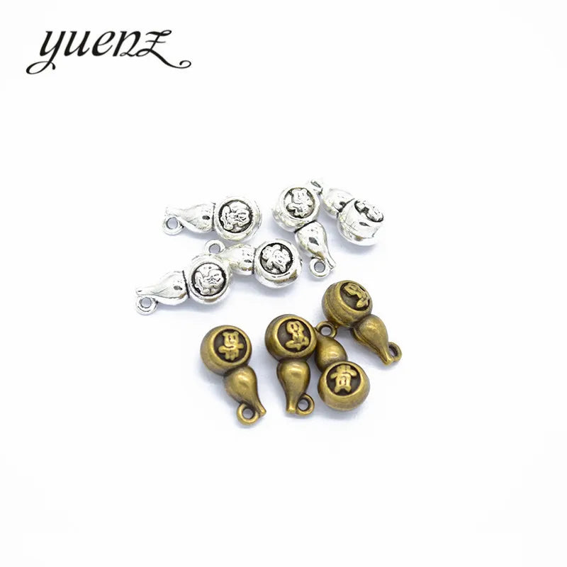 YuenZ Antique Silver Color Mini Gourd Zinc Alloy Charms Wholesales Necklaceearring Bracelet Jewelry DIY Handmade J265