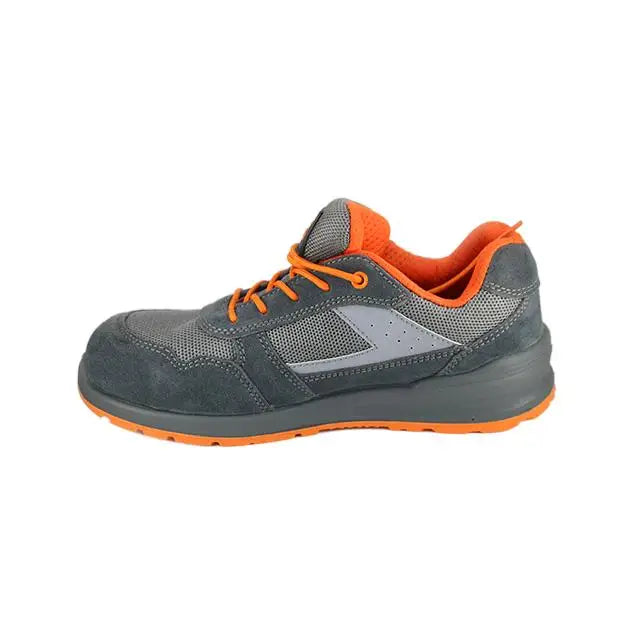 High Quality Industrial Genuine Leather Work Shoes Cheap Steel Toe Safety Winter Construction Boots with Anti-Puncture Feature