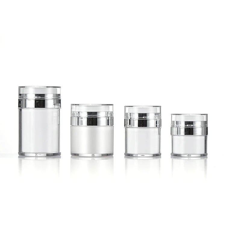 2024 Travel-Friendly PP Double Wall 15ml-100ml Skin Care Serum Airless Pump Sprayer Jar with Custom Color & Logo