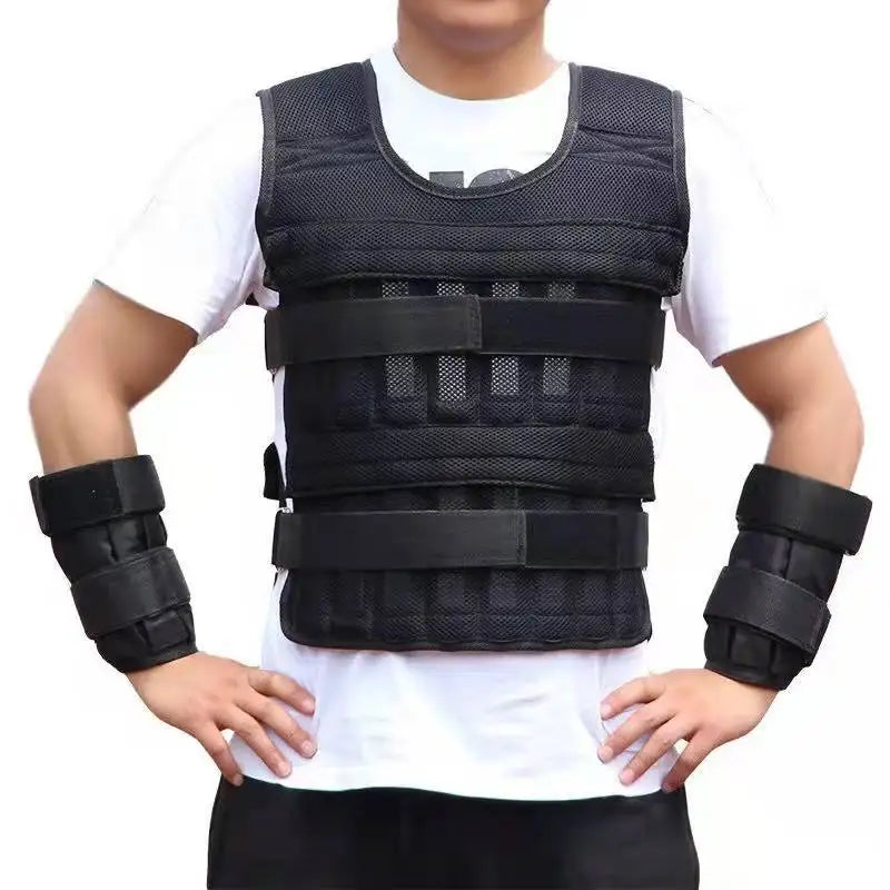 SP Adjustable Oxford Fabric Weighted Vest for Strength Training-Durable 20kg Capacity MegaBDM
