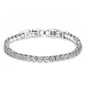 Top Selling Stainless Steel  Cubic Zirconia Classic Tennis Bracelet for Women