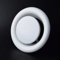 Factory Price Ventilation Round Metal Exhaust Air Vent Ceiling Diffuser Air Grille Valve Air Disc Valve for HVAC System