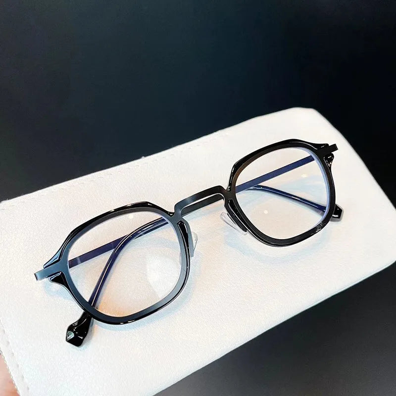 2025 Frames Anti Blue Light Optical Eyeglasses Women Square Prescription Glasses Metal Fashion Optical Eyeglasses