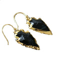 Handmade Fashion Vintage Bohemian Retro Crystal Healing Stone Earrings Women Jewelry Earring