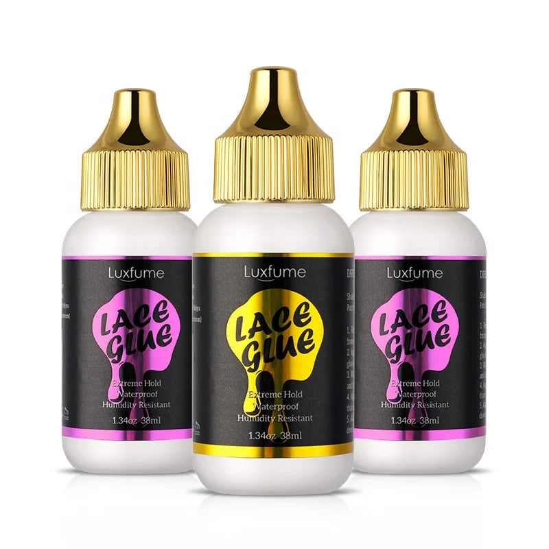 NEW Lace Glue 38ML Waterproof Extreme Hold Adhesive Wig Glue for Front Lace Wig Manufacturer