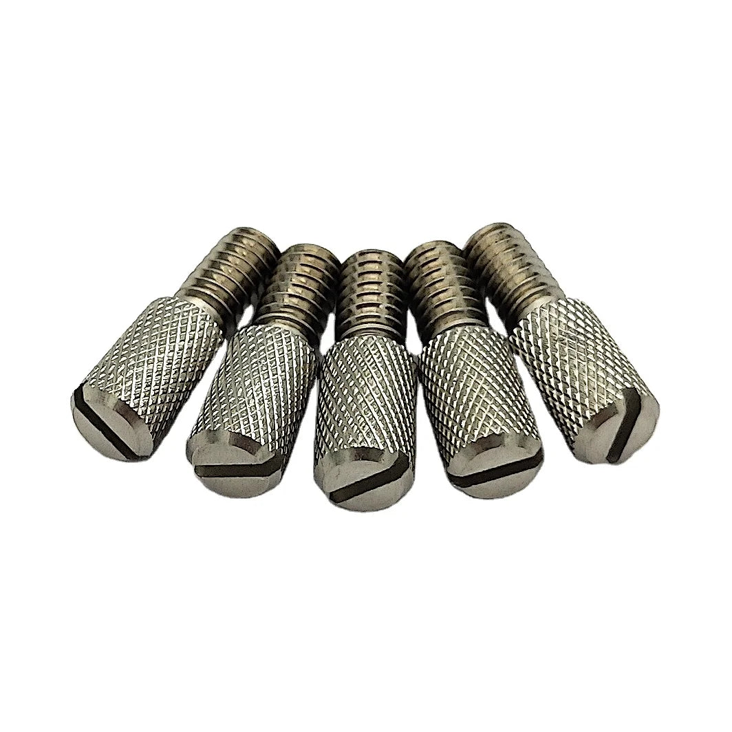 Stainless Steel Knurled Head Thumb Screw Nickel Plated-Metric and Inch Measurement System