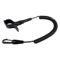 Yonk Marine Solid Pattern Coiled Paddle Leash for Canoe Kayak Fishing Surf & SUP Board Durable Corded Leash