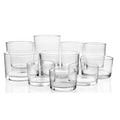 Wholesale in Stock Transparent Cylinder Shape Glass Candle Jars 3 Wick 36ml Plastic Cap Empty Scented Candle Holders