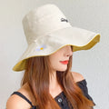 Cheap Cotton Pink Reversible Sun Fishing Women Fisherman Bucket Hat