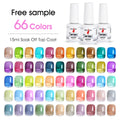Missgel 66 Colors Jelly Glass Top Gel Wholesale Nail Supplies Custom UV No Wipe Nail Gel Top Coat