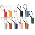 Portable Sprayer PU Leather Bottle Holder Keychain Leather Holder with 60ml Empty Spray Bottle