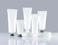 Customized 50ml & 100ml White Soft Plastic Tubes for Hand Face Cream Empty Squeeze Containers Custom LOGO Printing for Skin Care