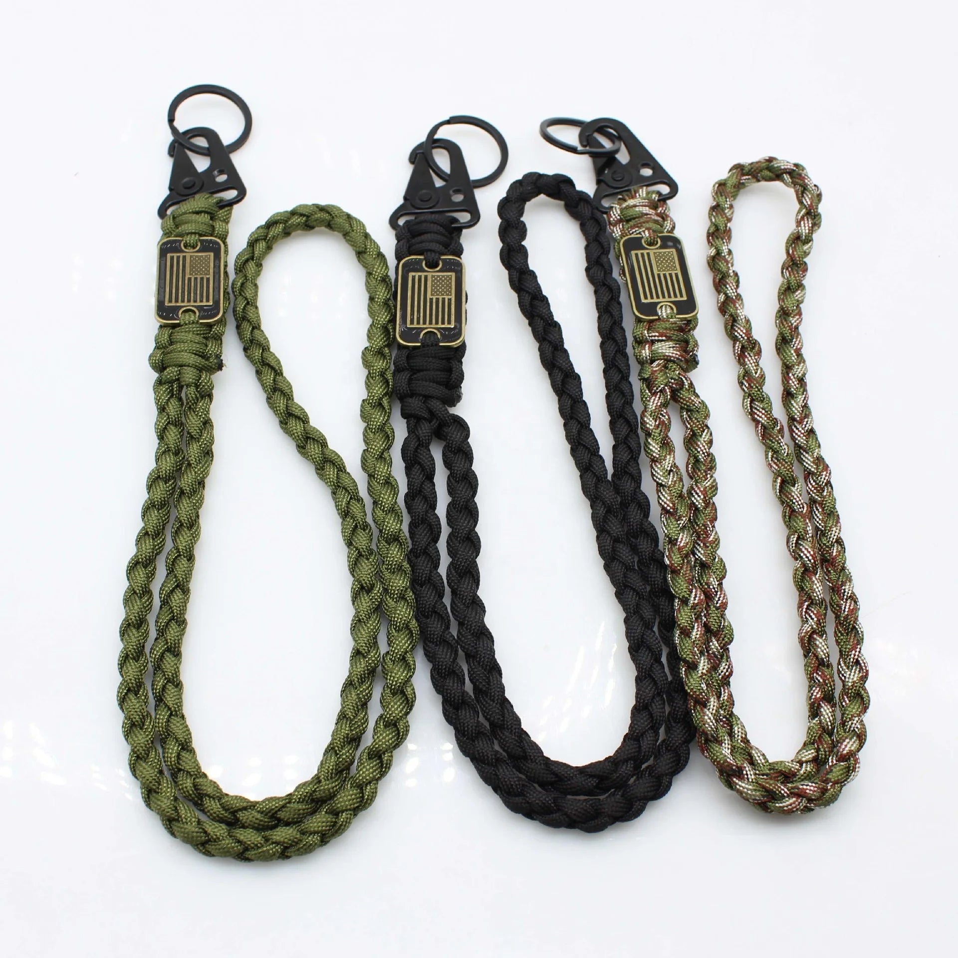 550 Paracord Handmade Phone Lanyard Strap Heavy Duty Colorful Neck Necklace for Outdoor Camping & Hiking