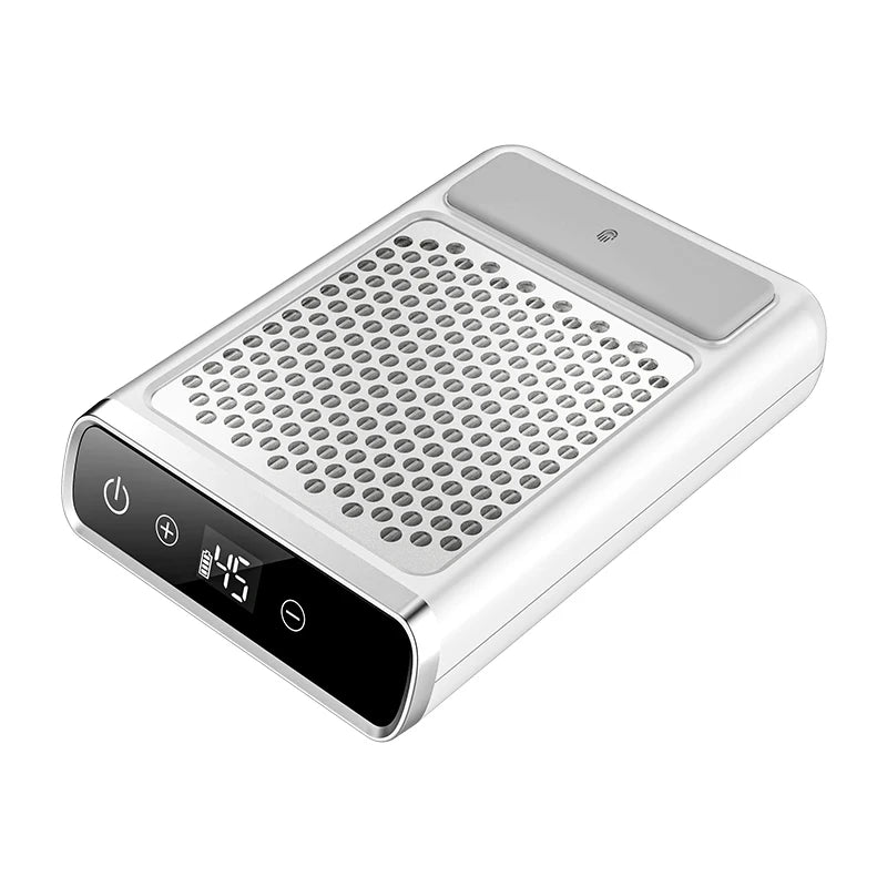 80w Double Nail Suction Nail Dust Collector Round Fan Professional Manicure Machine Tools Electric Nail Dust Collector