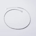100% 925 Solid Sterling Silver Jewelry Short Chain Necklaces Fine Jewelry Gifts