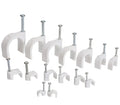 4mm-32mm Plastic Round square Wall Circle Electric Wire Cable Holding Clip