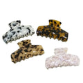 Hair Claw Banana Clips Tortoise Leopard Print Design Large Fashion Accessories for Women Girls