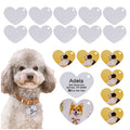 Double Sided Blank Dog ID Tag Sublimation Aluminum Pet Dog Tags