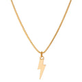 Inspire Jewelry Personality Stainless Steel Bolt Pendant Necklace Lightning Charm Cool Handsome Party Wear Jewelry for Men