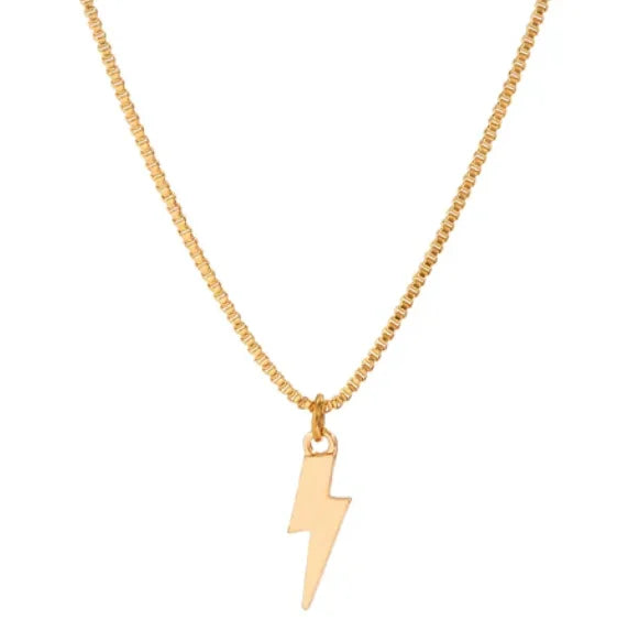 Inspire Jewelry Personality Stainless Steel Bolt Pendant Necklace Lightning Charm Cool Handsome Party Wear Jewelry for Men
