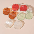 2025 New Arrival Fashion Jewelry Sweet Resin Irregular Big Geometric Earrings Acrylic Resin Acetate Large Stud Earrings Women